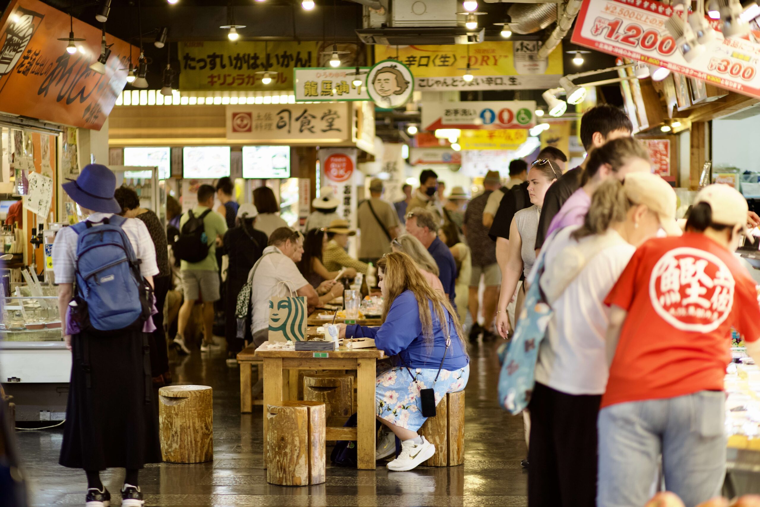 Hirome Market lively atmosphere