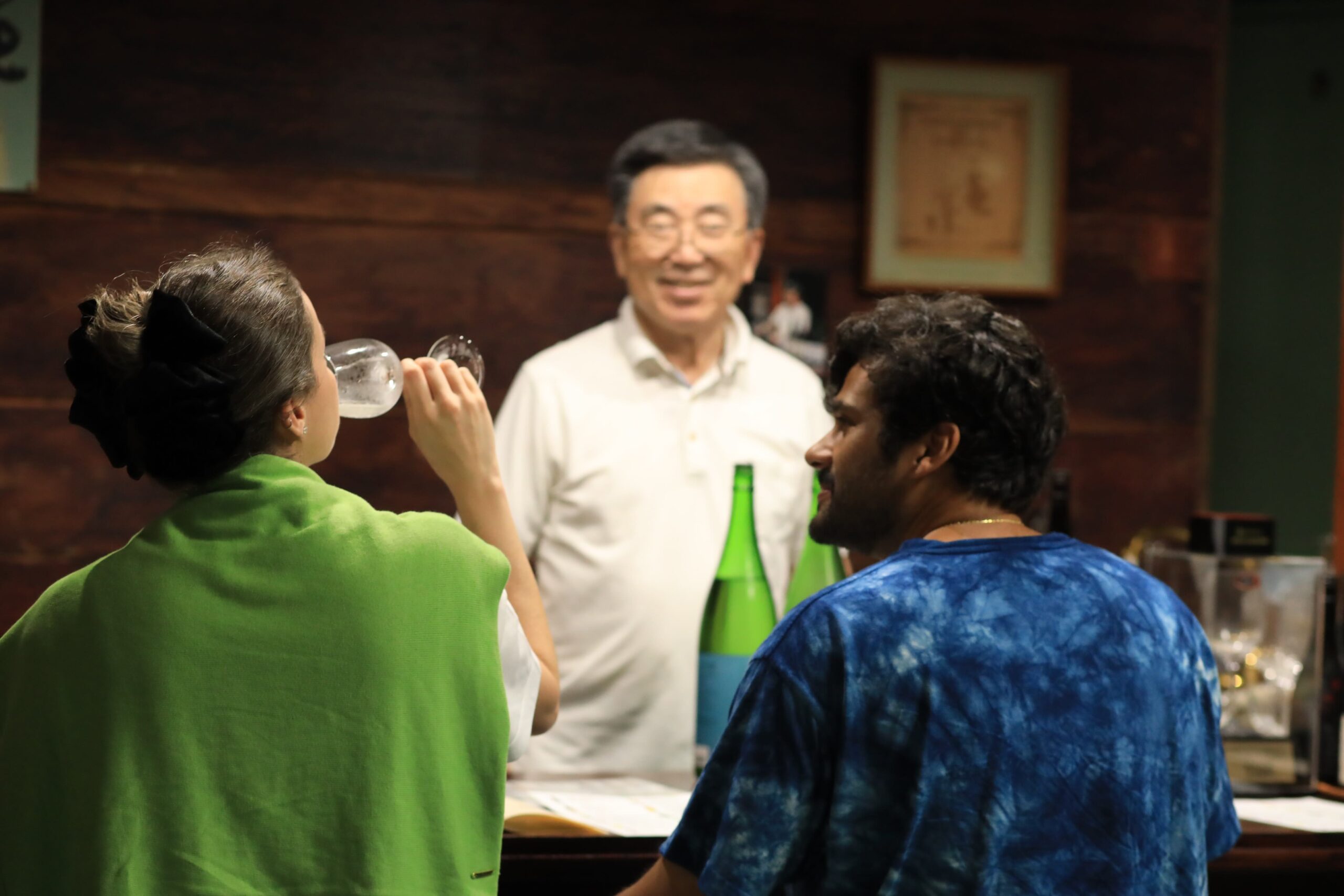 Kameizumi Sake Brewery tasting