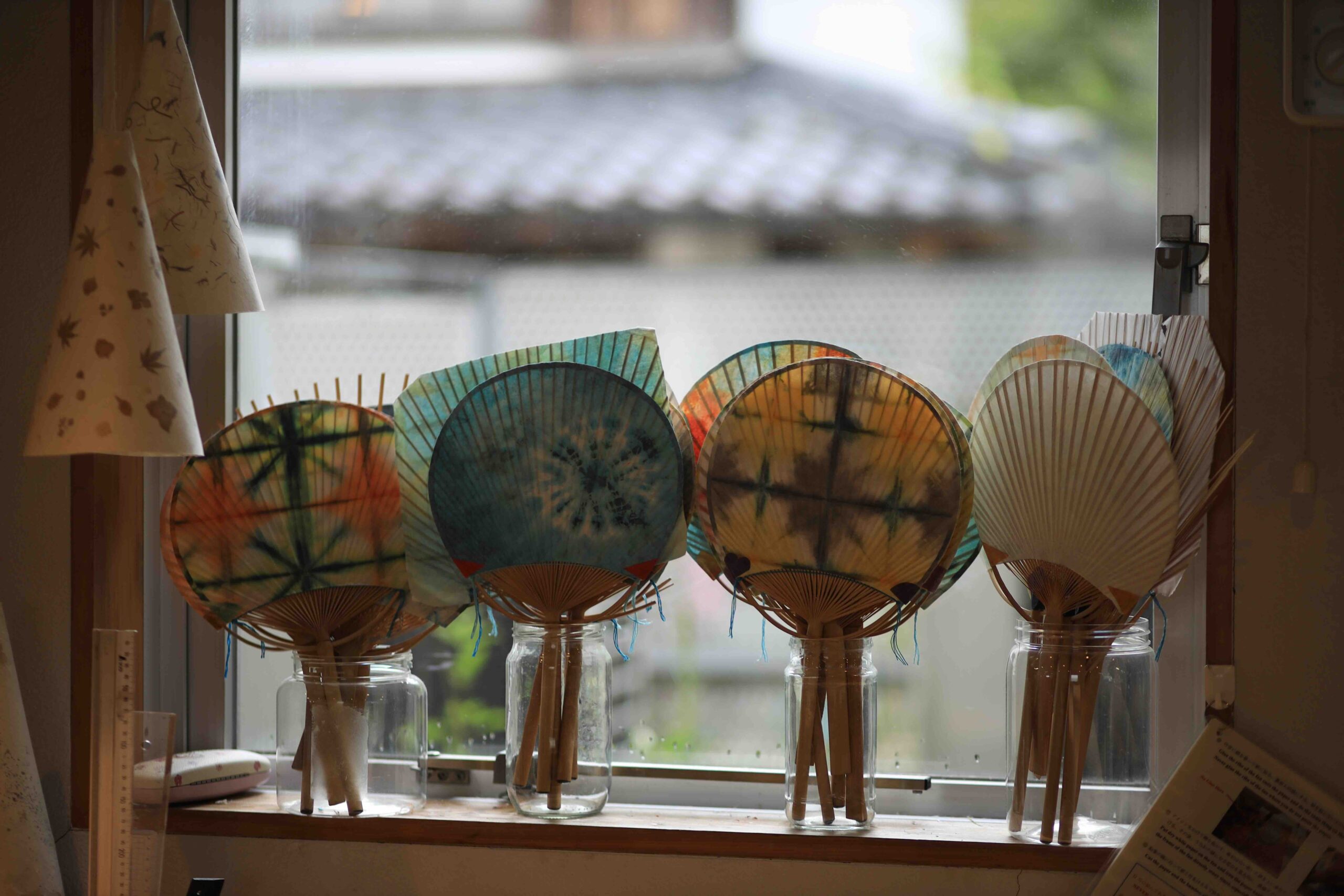 Making traditional Japanese Washi paper