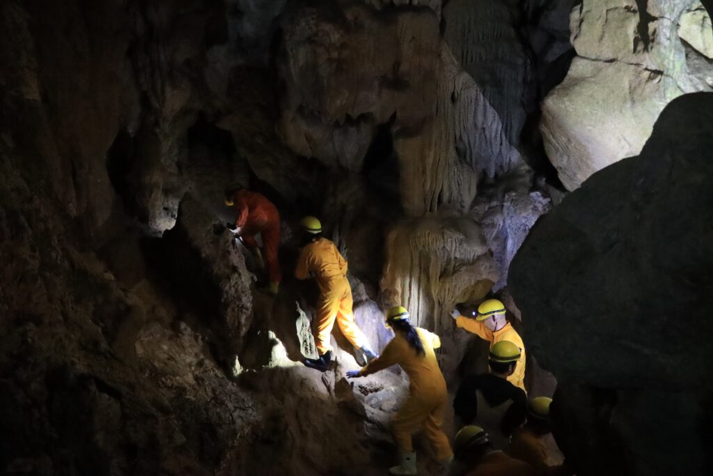 Ryugado Cave interior pathway
