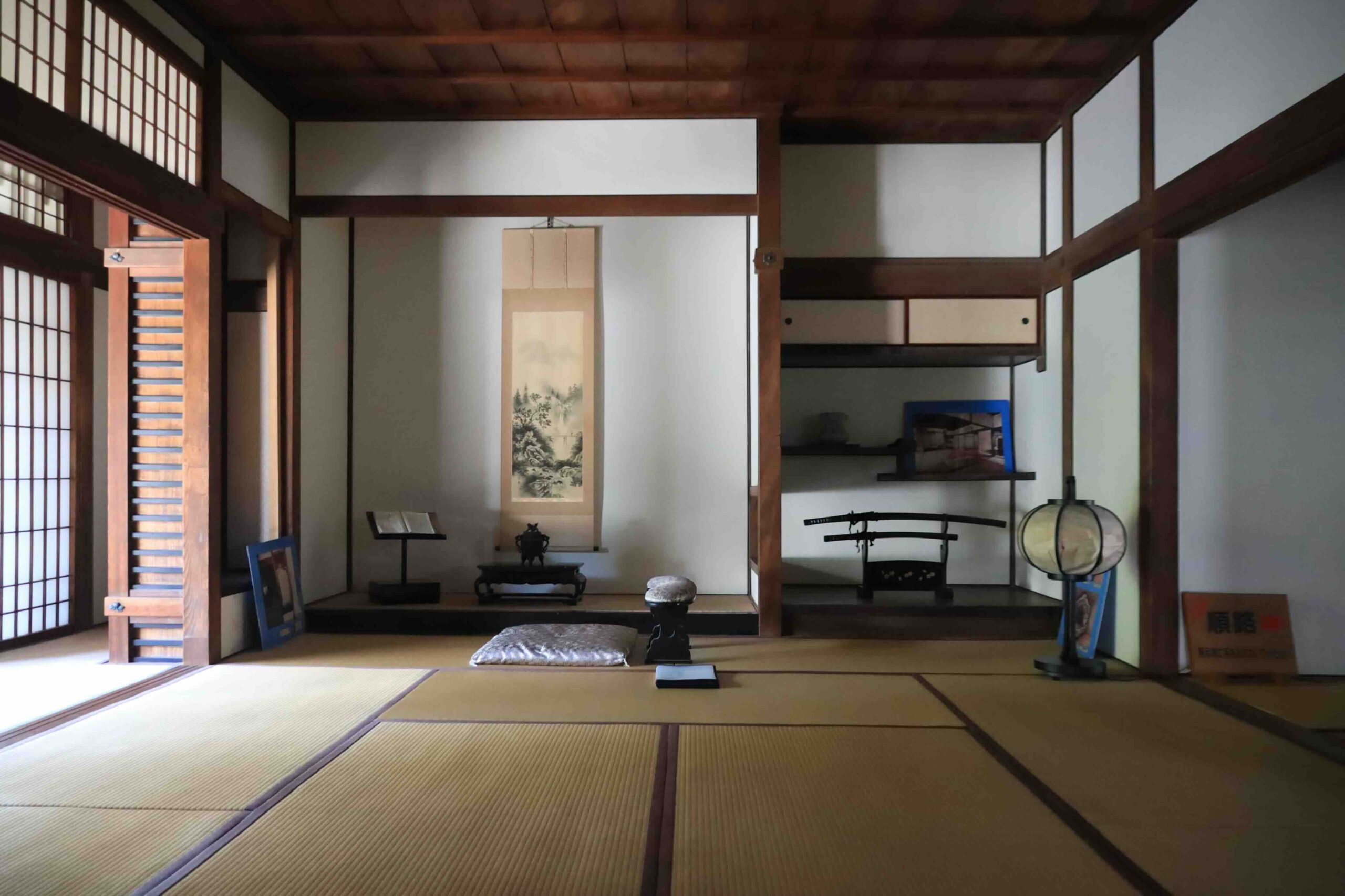 Samurai Residence interior tatami room