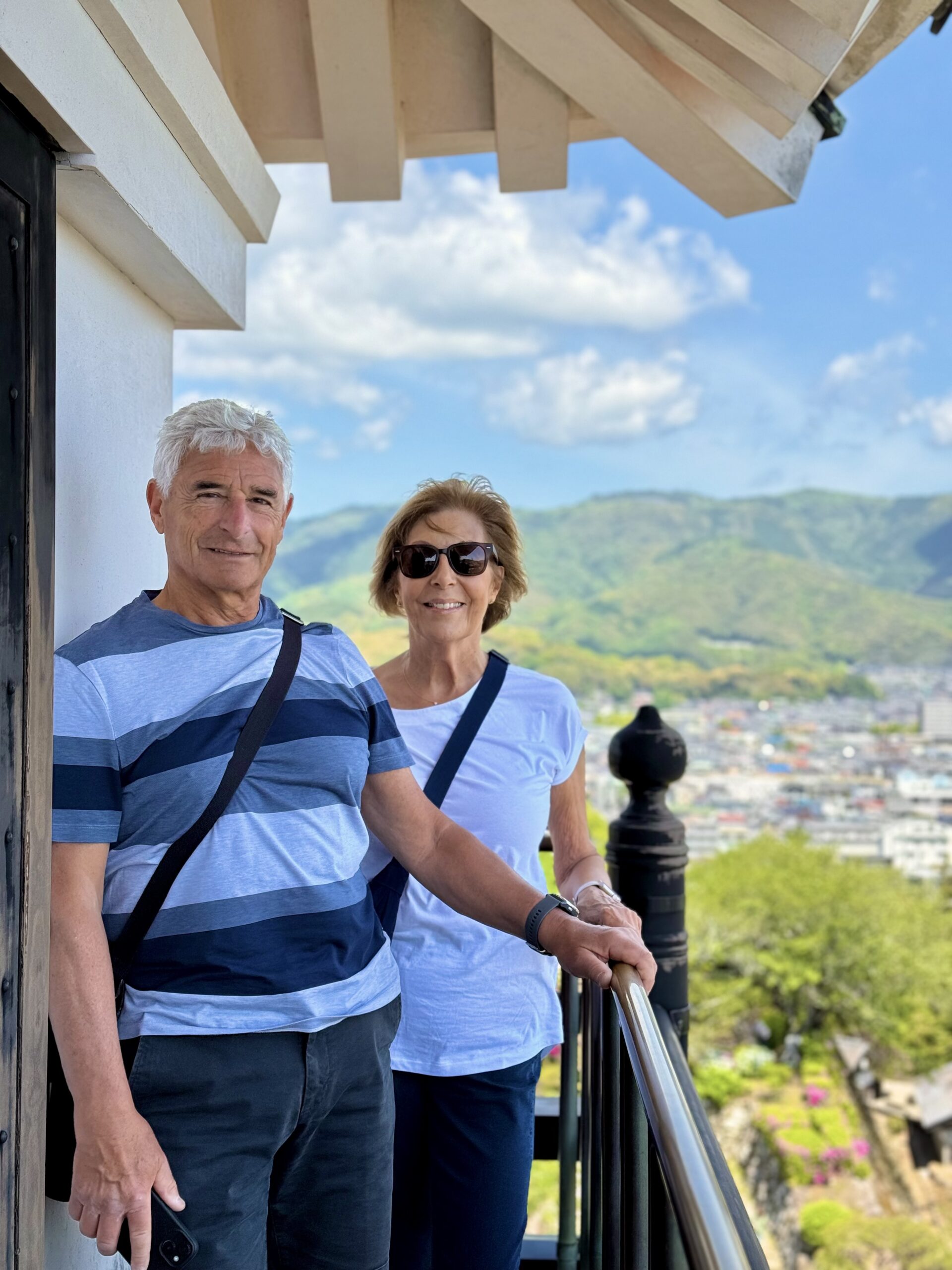 Guests watching large-screen nature documentary at Kochi Castle History Museum