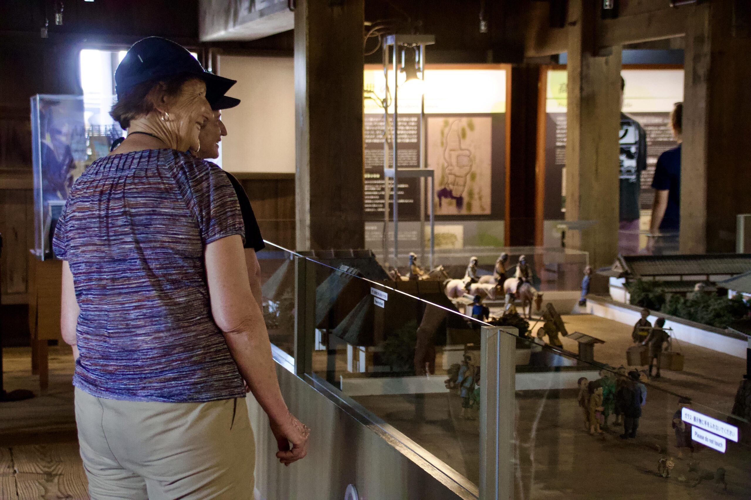 Historical exhibits inside the castle museum