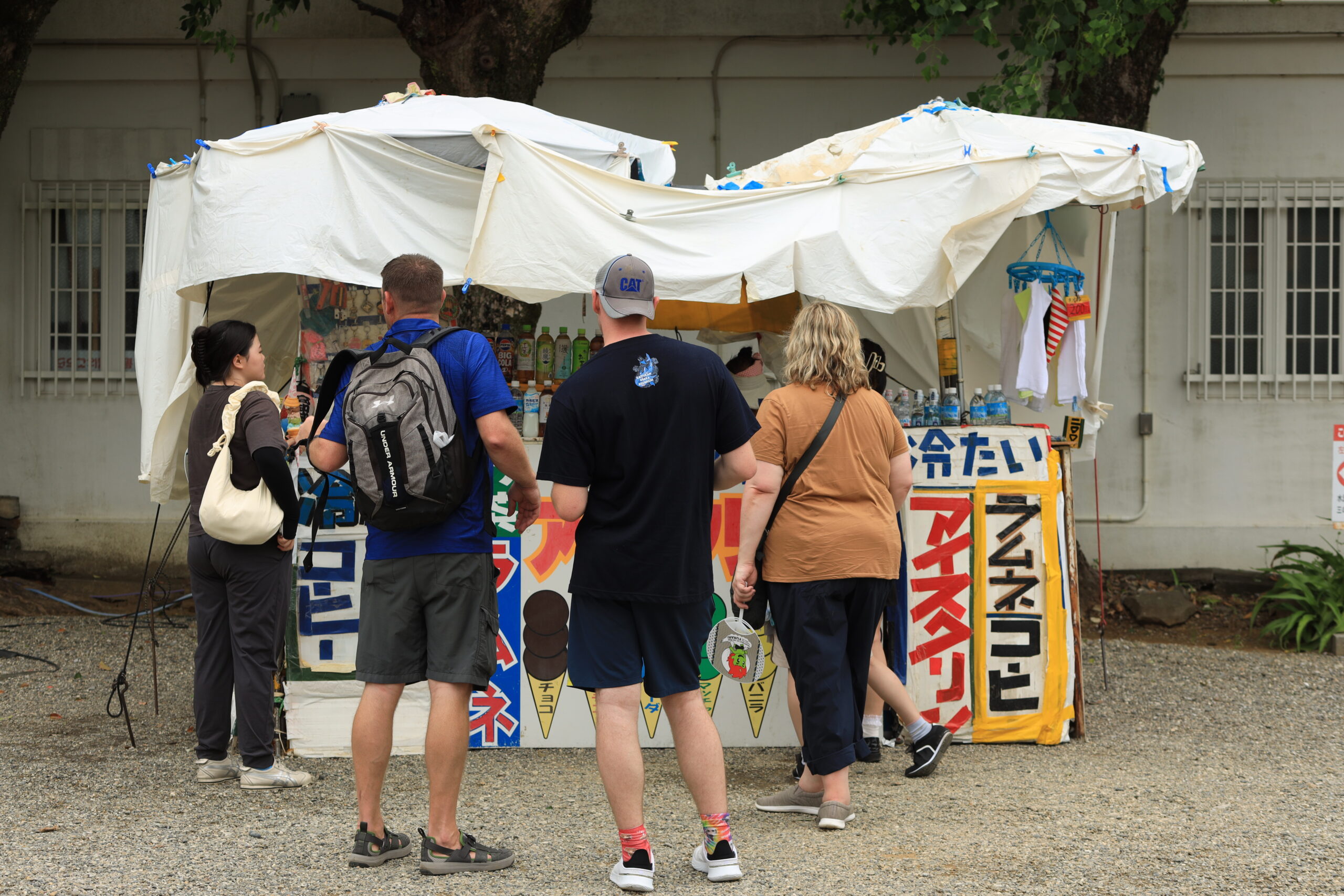 Refreshments at festival stall