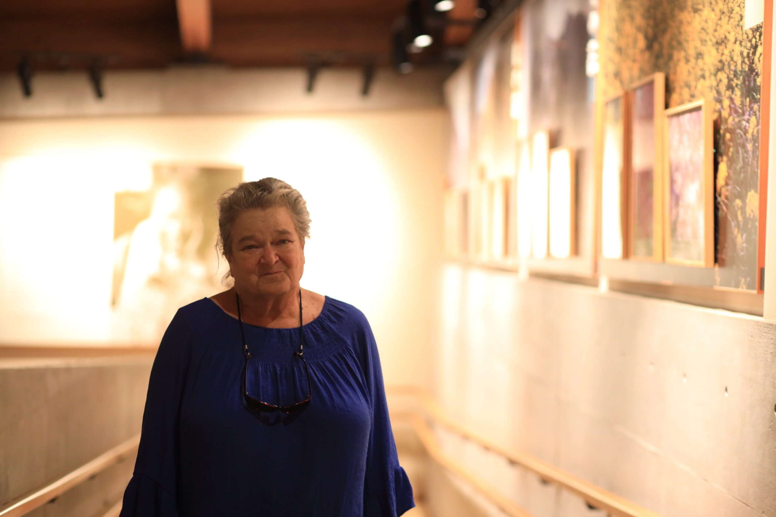 Guest at museum exhibition in Kochi