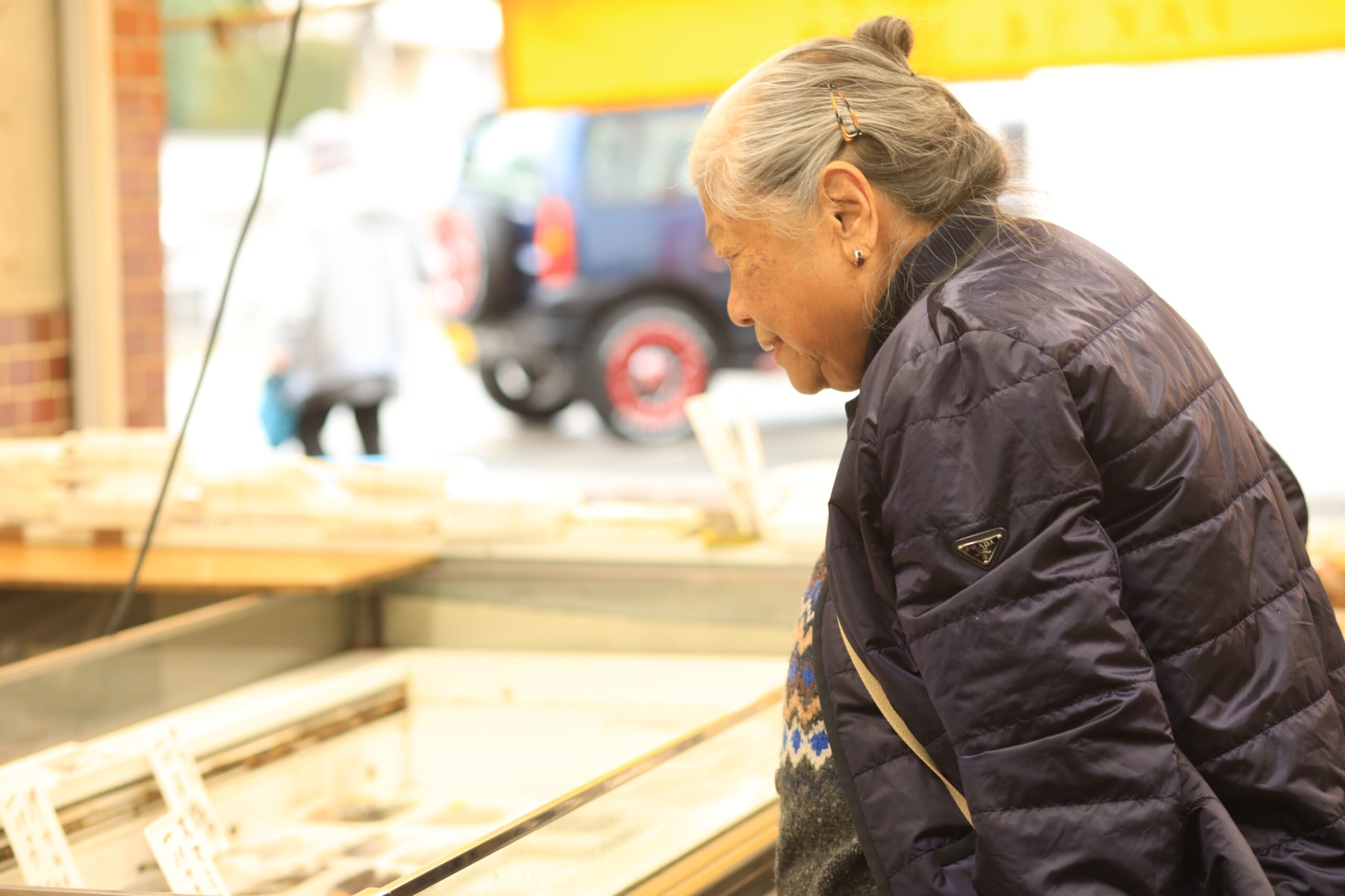 Local fish shop owner